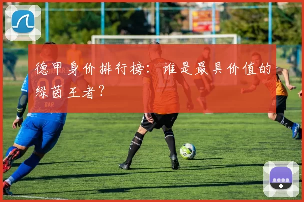 德甲身价排行榜：谁是最具价值的绿茵王者？